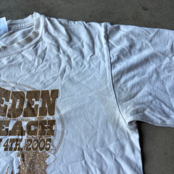 VINTAGE Y2K 2005 LEWIS AND CLARK GLENEDEN BEACH T-SHIRT BICENTENNIAL MEN MEDIUM - Picture 6 of 6